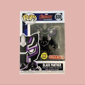 2021 Funko Pop Target exclusive Black Panther 830 Glow In The Dark